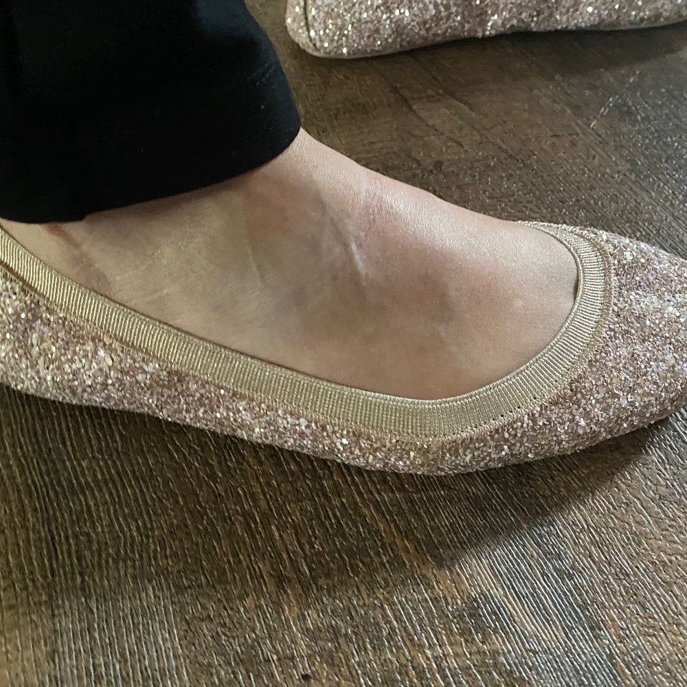 Ballet Flats Rose Gold
